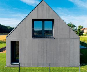 Bryła i wnętrza minimalistycznego domu