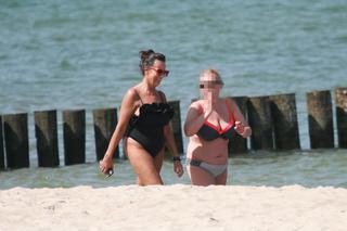 Seksi Anna Korcz na plaży