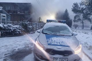 Pożar domu w Zbrosławicach