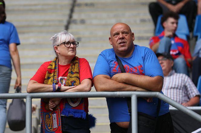Kibice na meczu Piast Gliwice - Górnik Zabrze