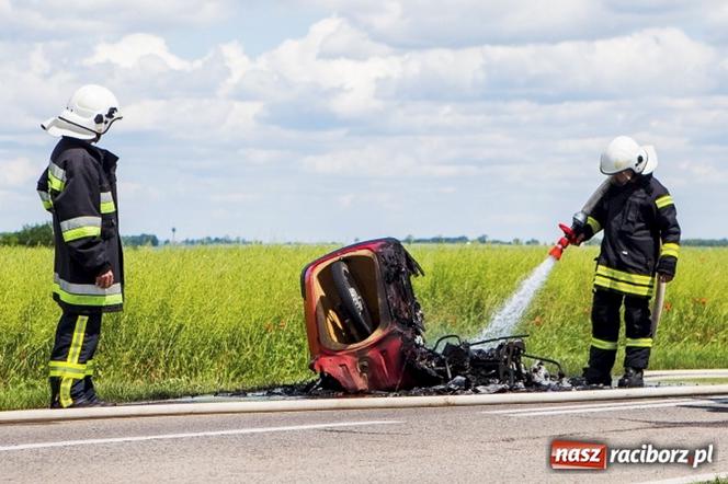 Spalił się auto wózek inwalidy