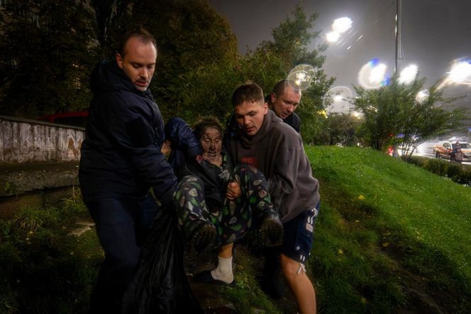 Zmasowany atak Rosjan na Ukrainę