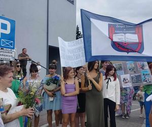 Powitanie Oliwii Rusoń w Radzyniu Chełmińskim