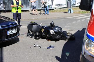 Świnoujście: Groźny wypadek z udziałem motocyklisty [ZDJĘCIA]