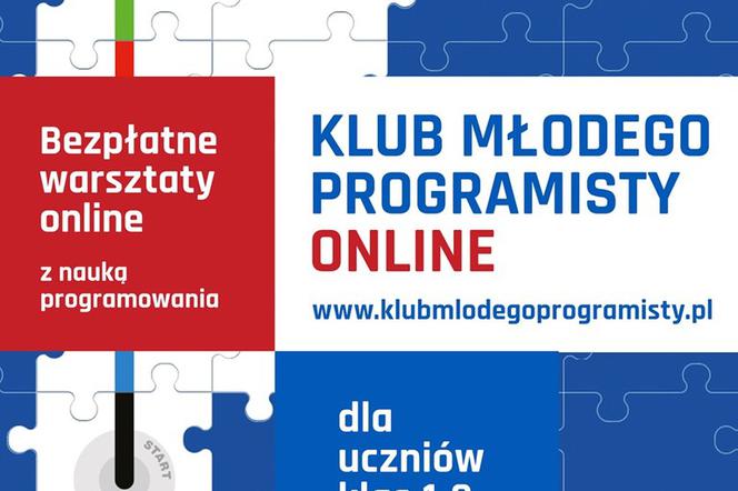 Klub Młodego Programisty wraca z bezpłatnymi zajęciami z programowania online