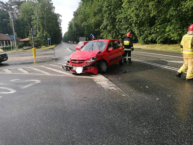 Zderzenie dwóch osobówek na DK 25 w Tryszczynie! [ZDJĘCIA]