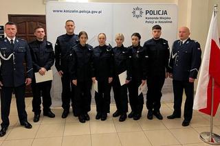 Nowi funkcjonariusze w koszalińskiej policji 