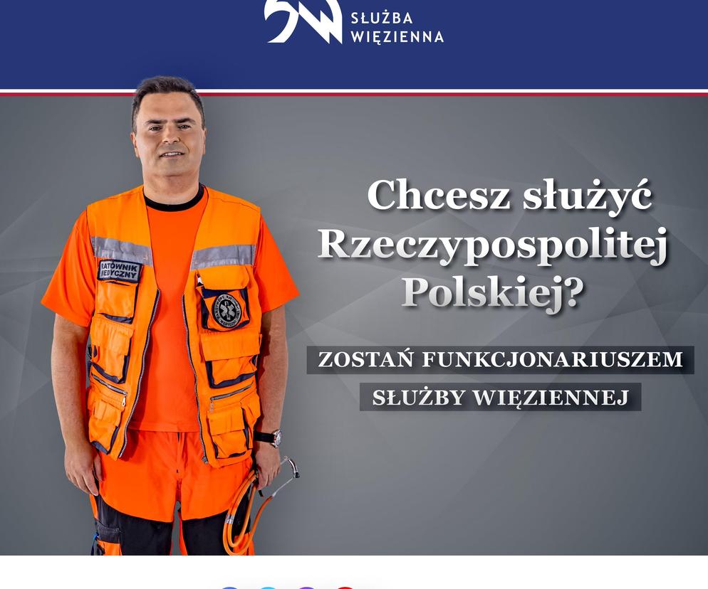 Służba więzienna rekrutuje na stanowisko pielęgniarki i ratownika medycznego