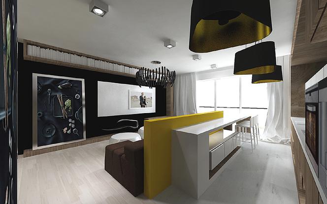 aranżacja wnętrza apartamentu zdjecie nr 4