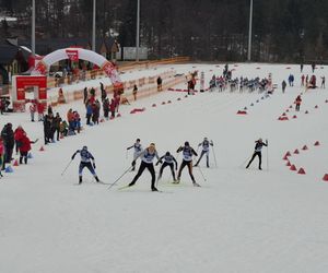 Narciarze SKI Tumlin na zawodach na Kubalonce