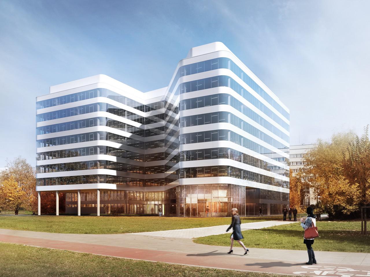 SKANSKA rozpoczyna budowę drugiego biurowca z certyfikacją LEED w Krakowie – nowa inwestycja AXIS