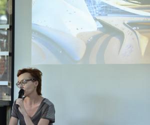 Katarzyna Waloryszak - o wpływie nowoczesnych technologii na pracę współczesnego architekta. Fot. Marta Żylska