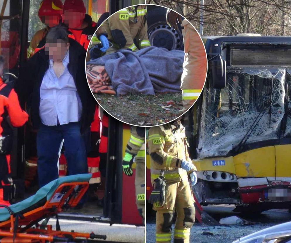 Poważny wypadek autobusu w Warszawie