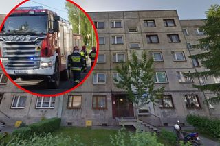 Nocny pożar i ewakuacja w Zabrzu. Kilkanaście osób marzło przed budynkiem, gdzie paliło się mieszkanie