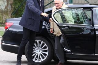 Lech Wałęsa na niedzielnej mszy