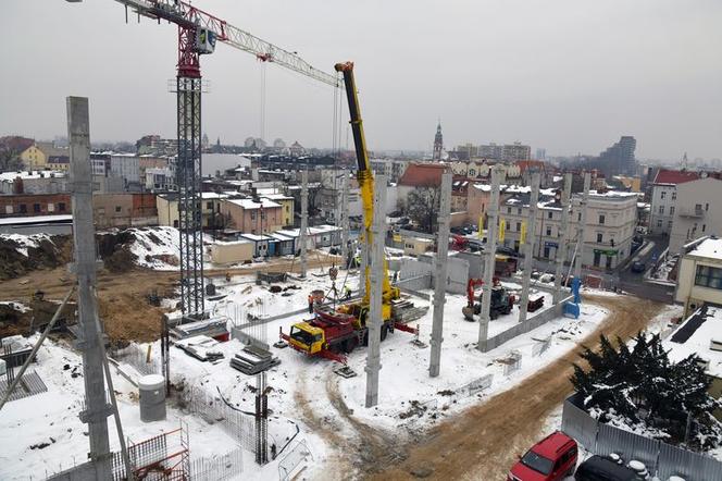 Bydgoszcz: Parking na Grudziądzkiej rośnie w oczach. Zobacz zdjęcia z placu budowy