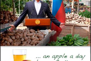 Jedz Jabłka na złość Putinowi MEMY