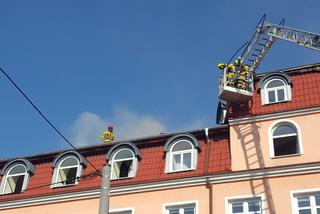 Pali się budynek Panoramy Leszczyńskiej w Lesznie