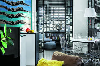 MIeszkanie architekta wnętrz w Sopocie. Sztuka we wnętrzu