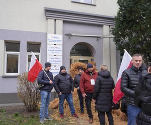 Protest rolników w Białymstoku. Przemarsz ulicami miasta 4 marca