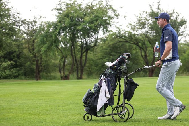 Jerzy Dudek na polu golfowym