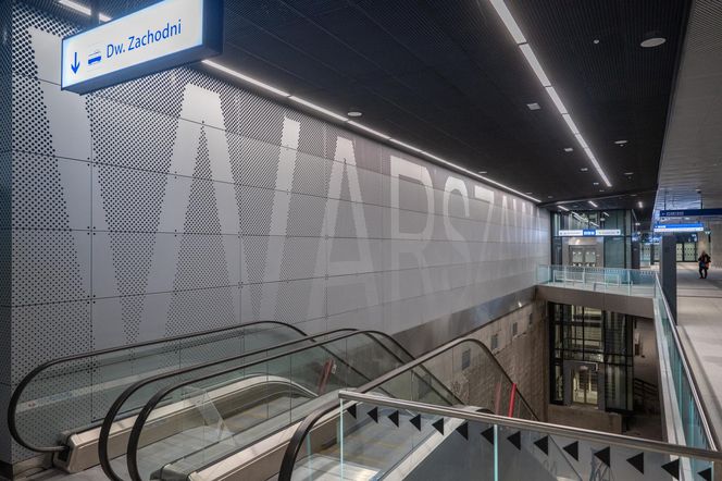 Pierwszy podziemny przystanek tramwajowy w Warszawie (listopad 2025)