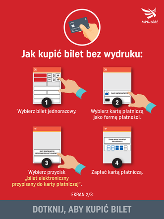 W biletomatach w autobusach i tramwajach MPK Łódź kupisz nowy bilet!  2