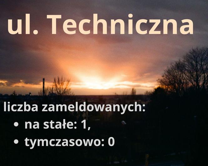 Przy tych ulicach w Lublinie mieszka najmniej osób zameldowanych na stałe