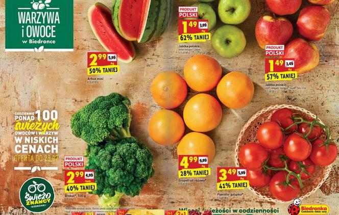 Mega promocje w Biedronce od 26 lipca