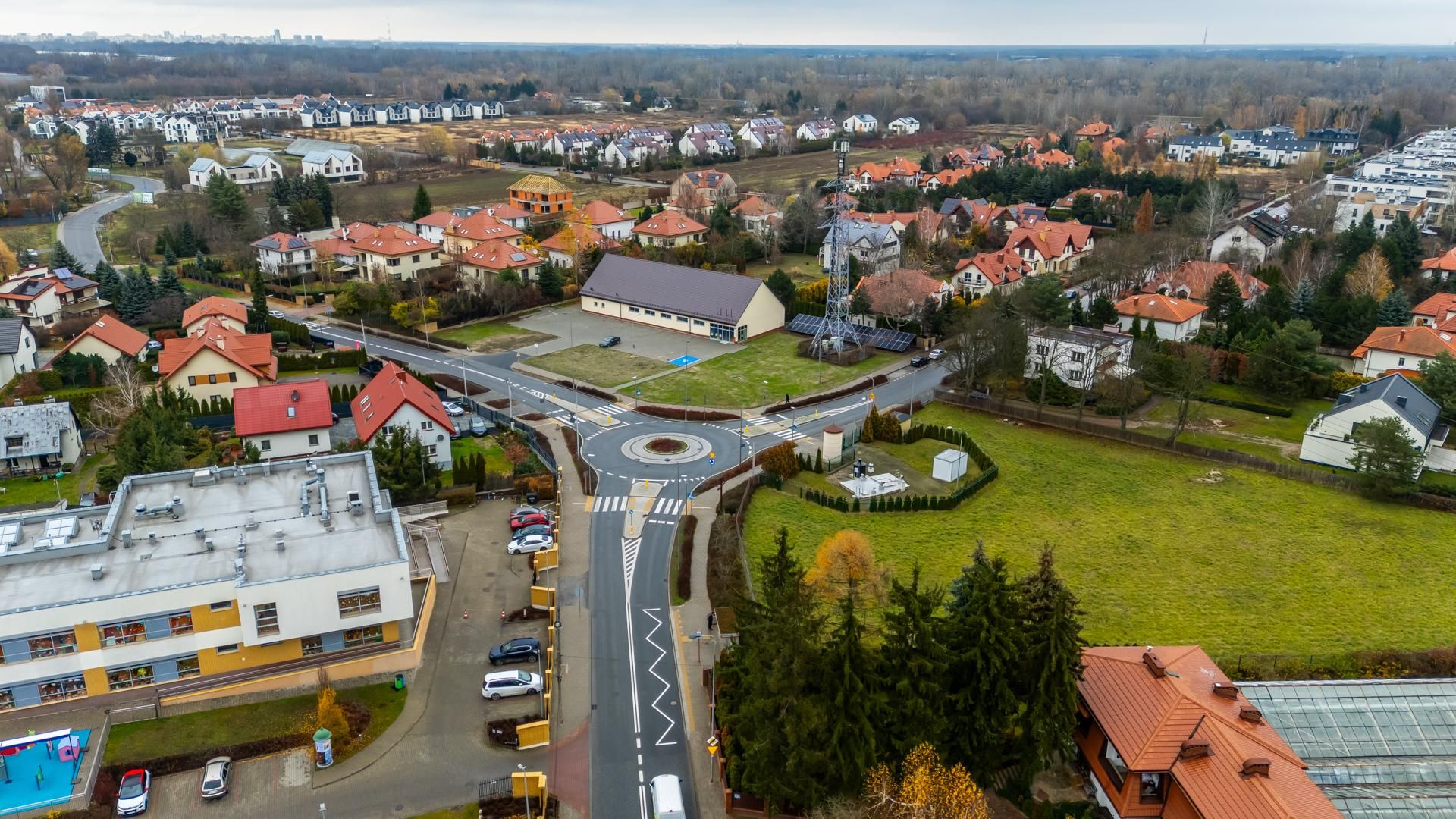 Budowa sklepu Dino na Wilanowie (Zawady)