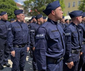 Ślubowanie nowych policjantów Śląskiej Policji