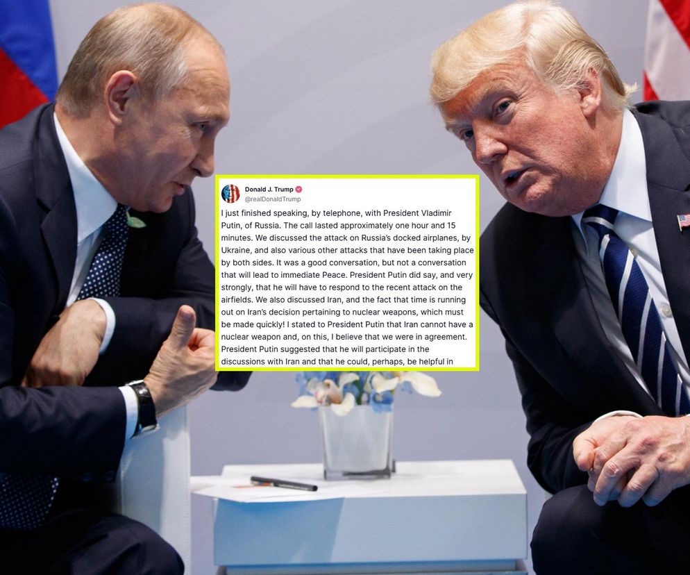 Trump skończył rozmawiać z Putinem. To była dobra rozmowa