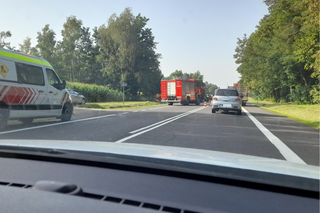 Wypadek na trasie Krasnystaw - Zamość. Jedna osoba jest ranna. Zobacz