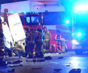 Tragedia na S2 pod Warszawą. Pięć osób nie żyje w wyniku wypadku drogowego w pobliżu Konotopy!