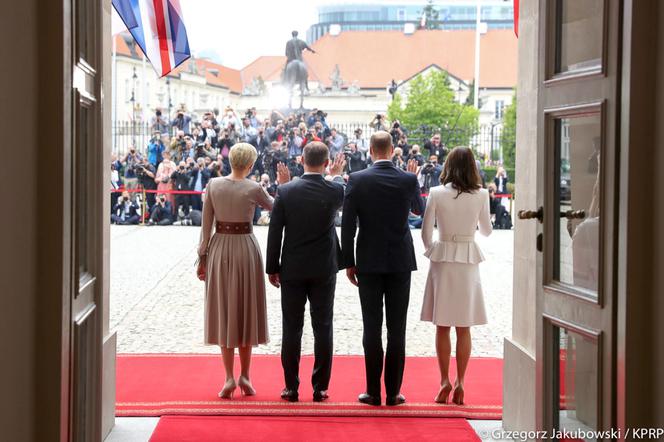 Kate i William w Warszawie