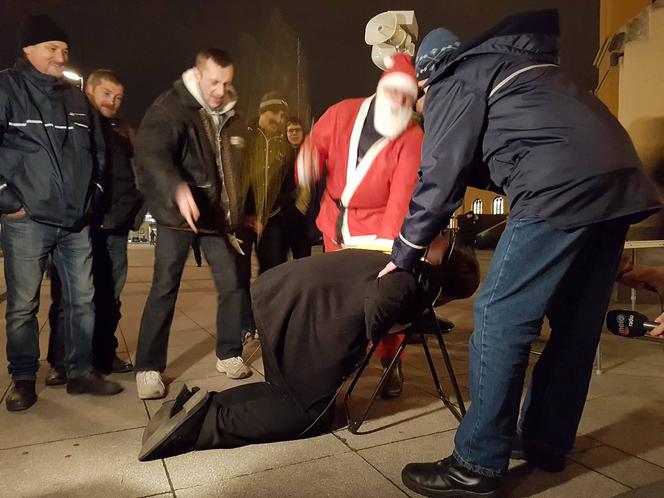 Protest pracowników Poczty Polskiej