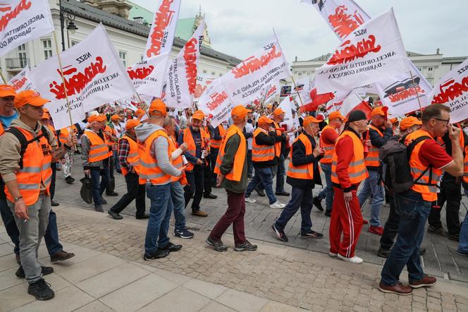 Protest w Warszawie