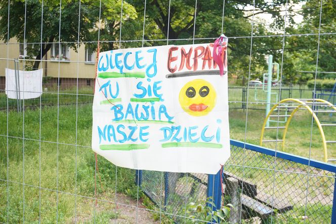 Ogrodzony plac zabaw na Winogradach