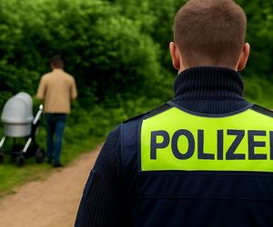 Polak poszedł z wózkiem dziecięcym w krzaki. Niemieccy policjanci dokonali szokującego odkrycia