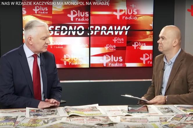 Jarosław Gowin w Sednie Sprawy: Bez nas w rządzie Kaczyński ma monopol na władzę