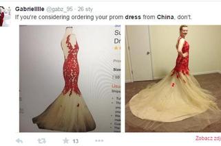 Nie zamawiaj sukienek z Chin