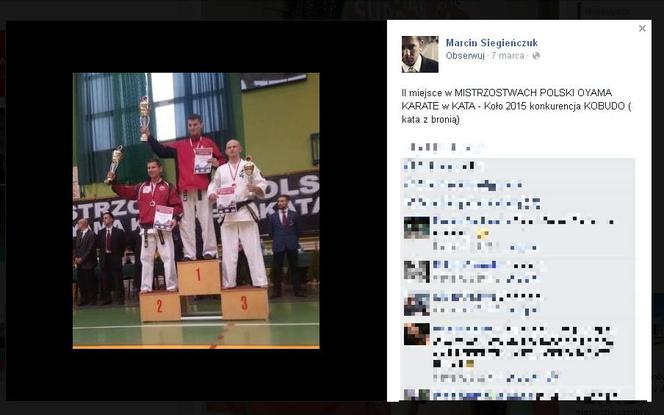 Marcin Siegieńczuk karate