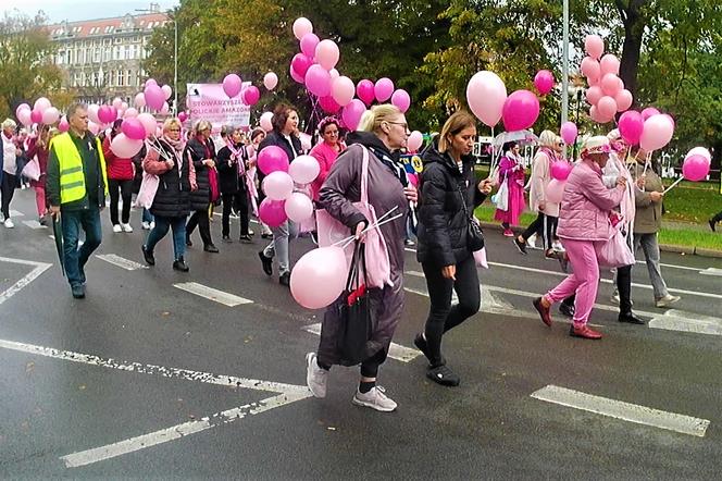 Marsz Różowej Wstążki w Szczecinie