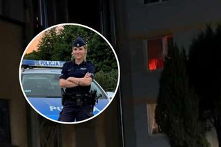 Senior wstawił wodę w czajniku i zasnął. Starsze małżeństwo przed pożarem uratowali policjanci