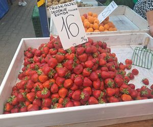 Ceny truskawek na Starym Kleparzu w Krakowie