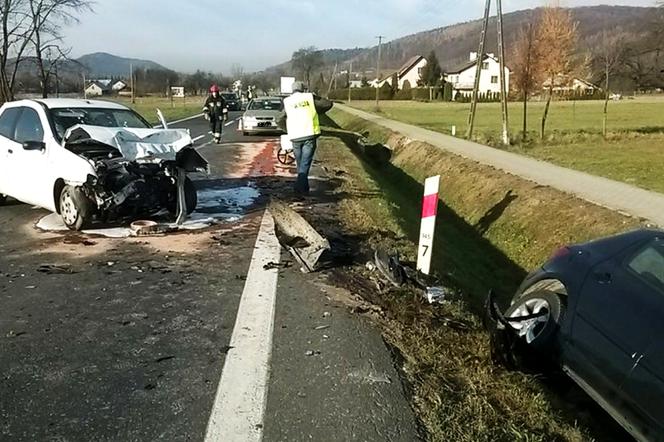 Wypadek w Zawadce Brzosteckiej (gmina Brzostek)