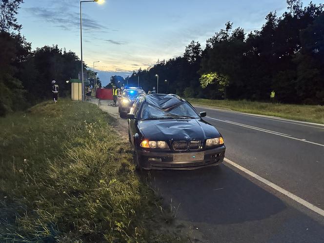 Tragiczny wypadek pod Legionowem. Nie żyje rowerzysta