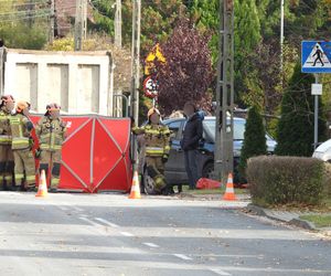 Śmiertelne potrącenie rowerzysty pod Warszawą