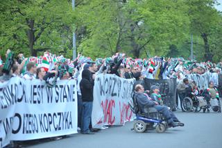 Protest KIBICÓW LEGII - ZDJĘCIA