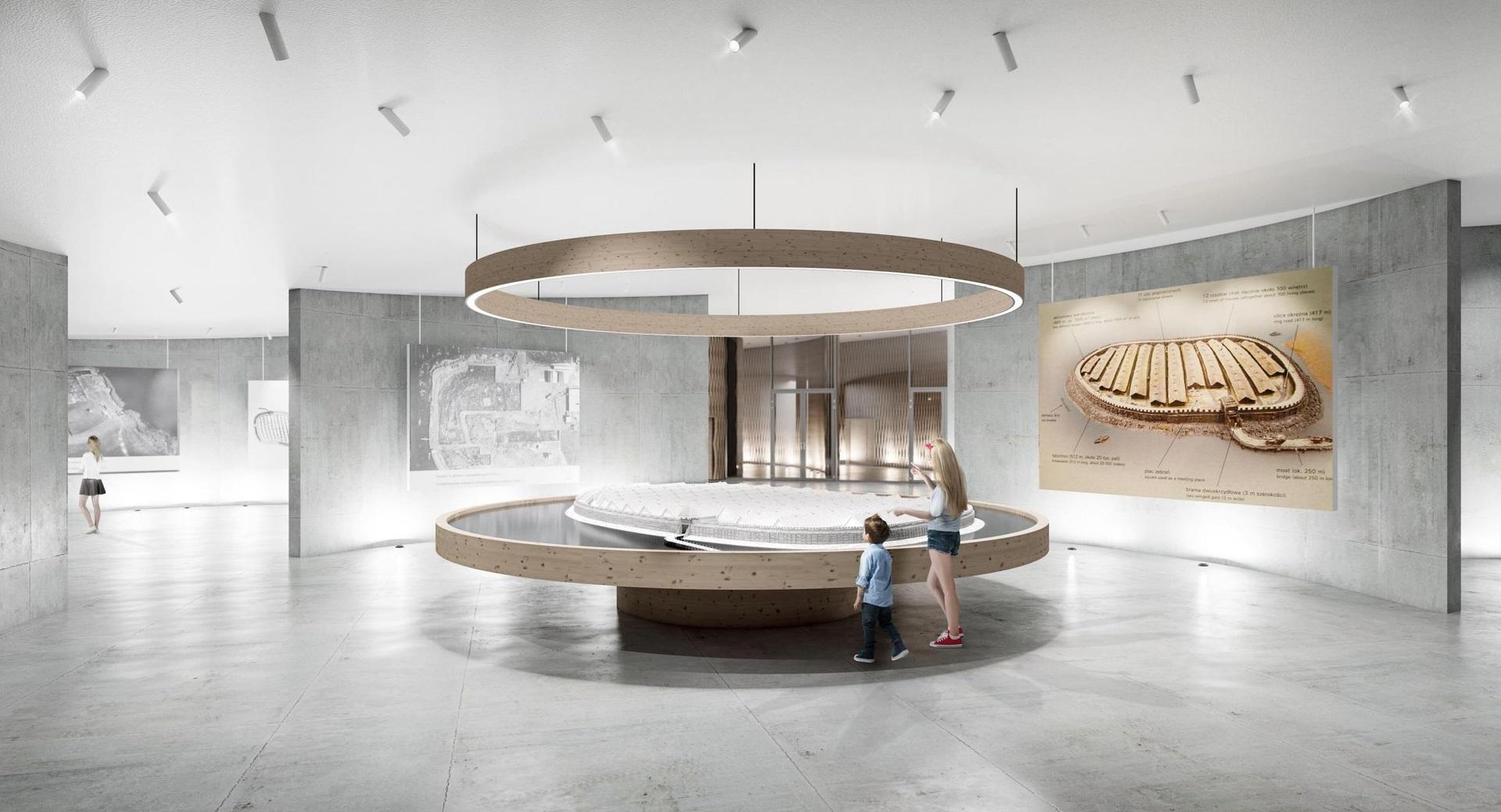 Pawilon ekspozycyjny w Biskupinie